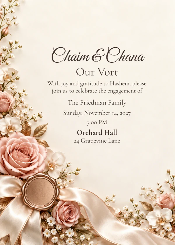 Sealed with Joy · Personal Letter — invitation sample with editable text